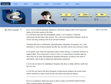 Tablet Screenshot of bodyequilibriumdevice.com